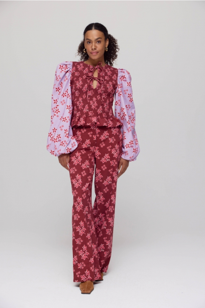 ELIN LS AW25C605 1253 Pink Star - Wine Berry